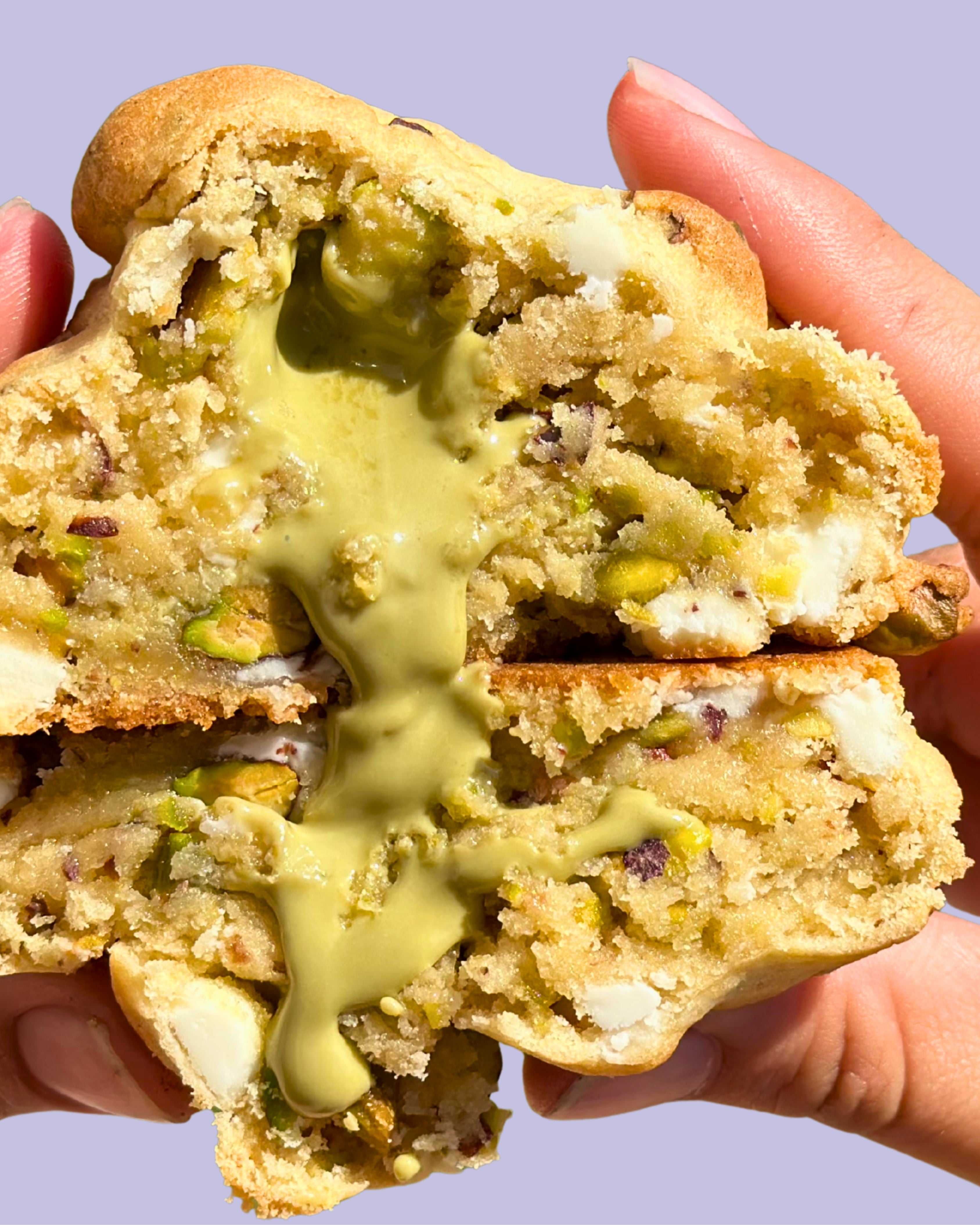 NY STYLE GALLETA DE PISTACHO RELLENA - RECETARIO