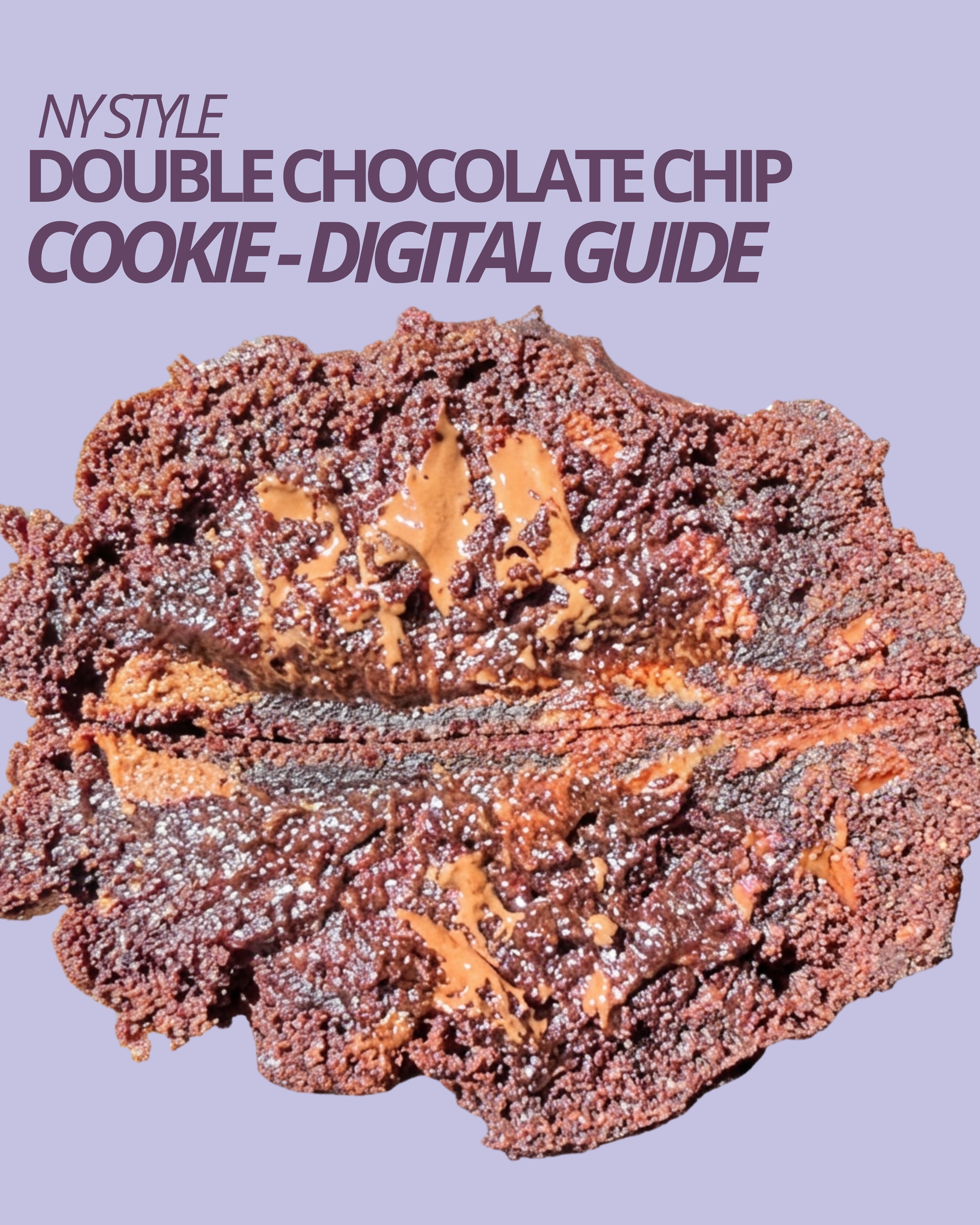 NY STYLE DOUBLE CHOCOLATE CHIP COOKIE - DIGITAL GUIDE